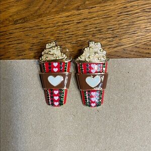Festive Coffee Cup Earrings
